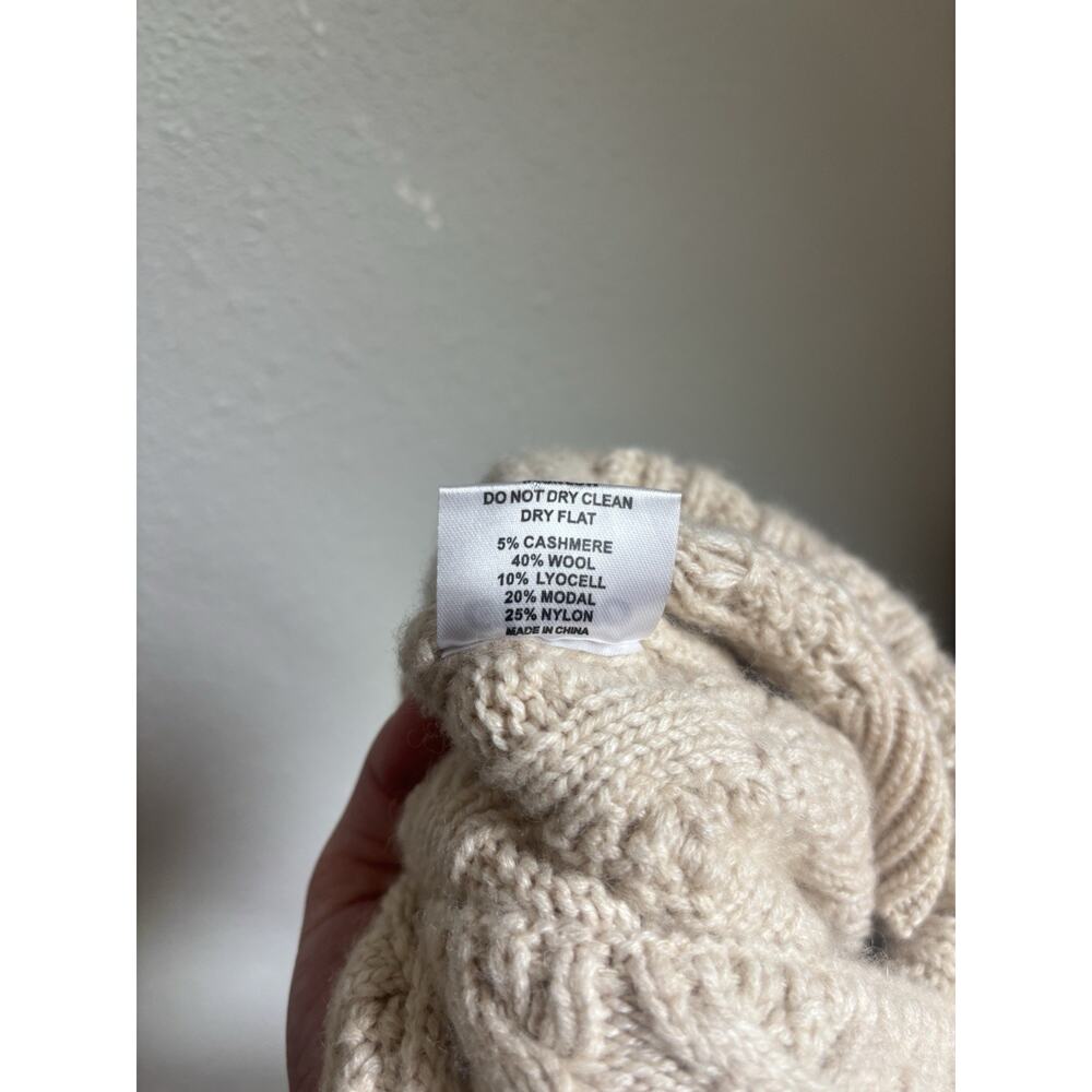 Danielle Guizio Womens Beige Open Back Wool Mini Dress - Picture 9 of 9